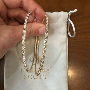 Kendra Scott large hoop earrings